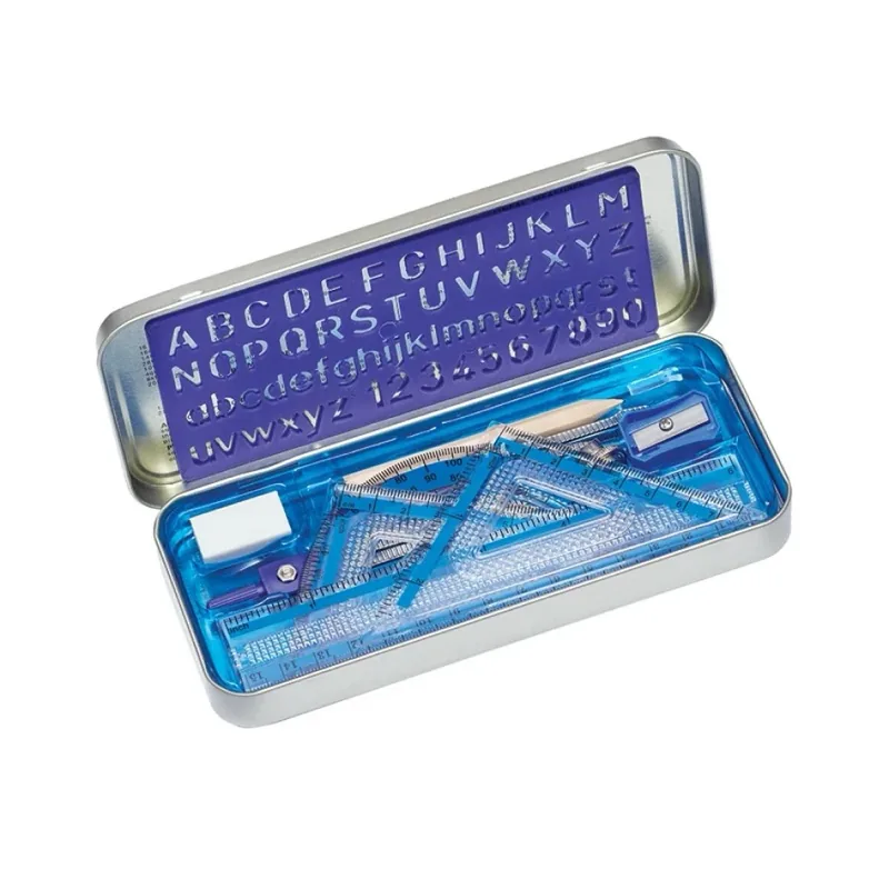Conjunto escolar para desenho geométrico — 9 peças, STAEDTLER