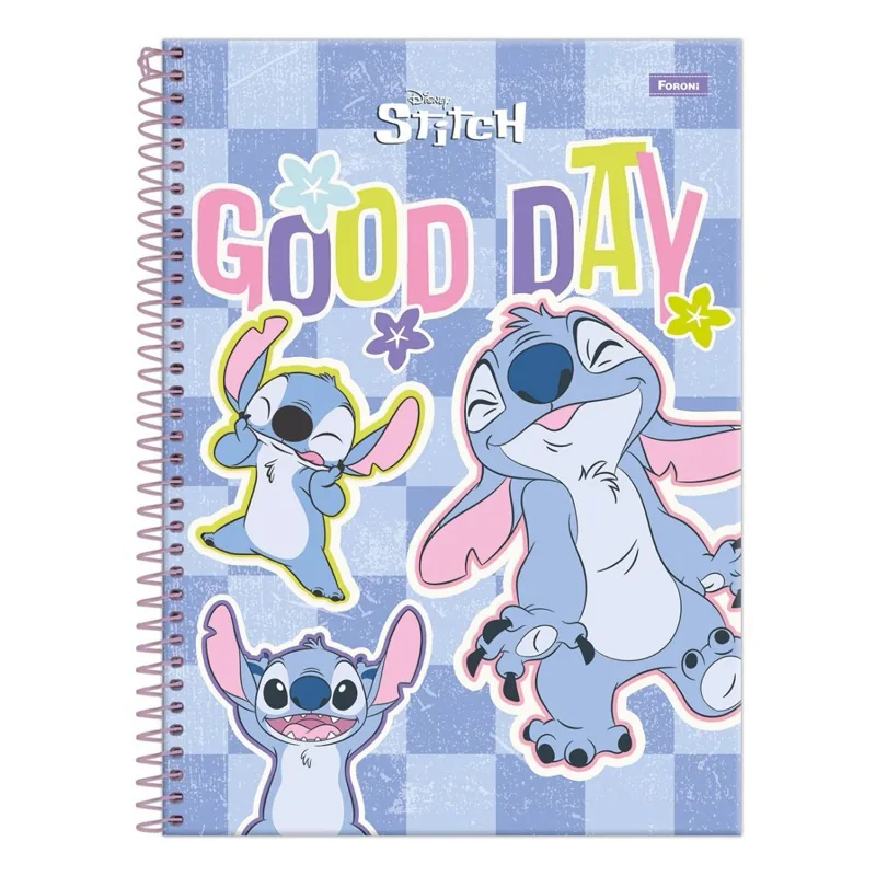 Caderno Stitch 10 matérias, Foroni